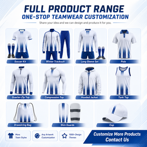 Seragam Sepak Bola Pria Custom, Jersey Sublimasi, Training Sport, Kaos & Celana Pendek Cepat Kering, Set Seragam Sepak Bola Dewasa - Product Image 4