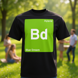 Camiseta Blue Dream Hybrid Green Label Unisex Cuello Redondo Manga Corta Impresión Digital Promocional para Adultos - Product Image 3