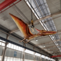 Modèle de dinosaure de grande taille pour parc d'attractions, animatroniques de dinosaures, fabricants de dinosaures animatroniques sur mesure, pterosaures