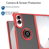 Étui antichoc avec anneau de support pour Samsung Galaxy Z Fold 8, support magnétique pour voiture, béquille, coque de protection pliable pour téléphone