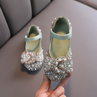 Chaussures de danse Mary Jane pour filles 2026 en similicuir avec semelle extérieure en caoutchouc, nouvelle collection printemps/automne, décontractées pour enfants