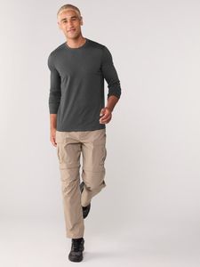 Biancheria <span class=keywords><strong>intima</strong></span> termica da <span class=keywords><strong>uomo</strong></span> a manica lunga in <span class=keywords><strong>lana</strong></span> Merino per escursionismo sci senza cuciture in polipropilene Merino - Product Image 4