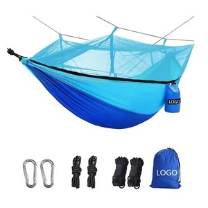 <span class=keywords><strong>Lit</strong></span> de <span class=keywords><strong>hamac</strong></span> de tente de camping en parachute suspendu portable en nylon pour la randonnée en plein air - Product Image 6
