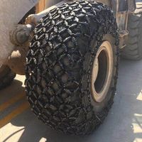 Chaînes à pneus 23.5r25 pour niveleuses et chargeuses, chaînes de protection des pneus, sécurité fiable en conduite hivernale
