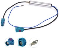 Amplificateur de signal d'antenne FM AM pour autoradio, câble Fakra Z femelle vers mâle pour autoradio Audi VW Skoda BMW