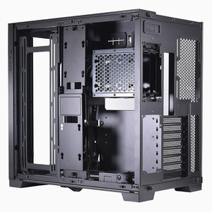 Boîtier PC Gaming MIDTower 100% Original <span class=keywords><strong>LIAN</strong></span> <span class=keywords><strong>LI</strong></span> O11 Noir Rev.2 avec support de refroidissement liquide pour cartes mères E-ATX/ATX/Micro-ATX/Mini-ITX - Product Image 6