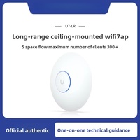 Pour UniFi U7-LR Point d'accès sans fil bi-bande, réseau maillé multi-AP, couverture sans faille de toute la maison, compatible Wi-Fi 7