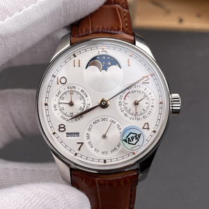 Montre mécanique de luxe pour homme, phase de lune, calendrier perpétuel, multifonctionnelle et complexe, vente en gros d'usine. - Product Image 3