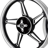 Rueda de Motocicleta de Aleación de Aluminio Forjado de 18 Pulgadas, Edición de Marca, Nueva, Gen-4, con Doble Freno de Disco, Alta Calidad, para Reequipamiento/Actualización de Fábrica