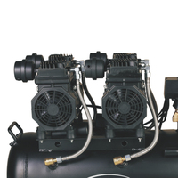 Compresor de Aire Silencioso Sin Aceite MZB de 50 Litros de China, Compresor de Aire de Bajo Ruido Sin Aceite de 50L, 2880 Rpm, 2.4kw, 3.2hp
