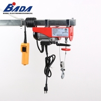 Nacelle de levage électrique Portable, petite chaîne, 10/5 m/min, 220W, 150/300kg, 12/6m