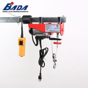 Grúa de elevación de cable, grúa de cadena eléctrica pequeña, portátil, 10/5 m/min, 1.95A, 220W, 150/300kg, 12/6m - Product Image 3