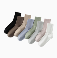 Chaussettes anti-odeur et antibactériennes de style nouveau pour l'automne et l'hiver, chaussettes mi-longues respirantes et absorbantes, 92% coton mérinos