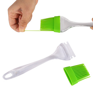 Kitchen <b>Silicone</b> Basting Brush Barbecue Plastic Grill Eco-Friendly Oil Light Luxury Healthy Baking Seasoning Home <b>Tools</b> - Product Image 3