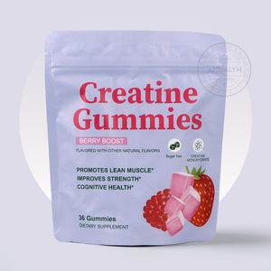 Gomitas de Creatina con Sabor a Bayas, Suplemento Energético para la Recuperación Muscular para Atletas y Entusiastas del Fitness, Apto para Veganos - Product Image 1