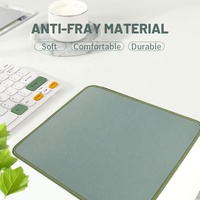Tapis de jeu en caoutchouc vert de petite taille, tapis de souris ergonomique pour le jeu avec repose-poignet, design personnalisé résistant pour la maison, le bureau et l'utilisation sur ordinateur