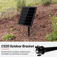 Support de sol réglable à 360° Keepteen CS20 avec vis 1/4 pour la photographie en extérieur, le camping et le montage d'équipement d'aventure