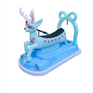 Coche Eléctrico Doble Linglu para Niños con Batería, Control Remoto y Temporizador, Equipo de Entretenimiento para Parques de Atracciones - Product Image 5