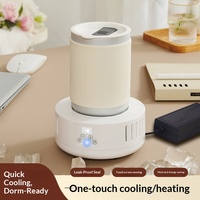 Refroidisseur de Boissons Portable Intelligent pour la Maison, Design Élégant, USB, Technologie TEC Électrique pour Boissons, Jus et Yaourts