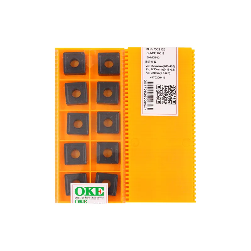SNMG190612 OC2125 100% Original OKE brand carbide insert with the best quality 10pcs/lot