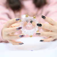 Nouveauté 2026 – Autocollants pour ongles en gel véritable OEM en gros pour filles