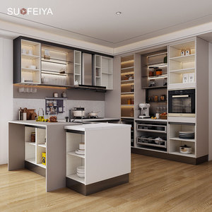 Mobili da Cucina Sofeyia in MDF Moderno, Design Modulare Ecologico per Appartamenti, Alta <span class=keywords><strong>Qualità</strong></span> - Product Image 3