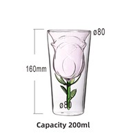 Gobelet à vin blanc en verre borosilicate en forme de cœur, design minimaliste moderne, cadeau pour mariage ou événement, créatif et romantique