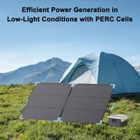 Panneau solaire bifacial hautement efficace de 110 W, imperméable, léger, résistant aux rayures, pliable, panneaux solaires ETFE pour l'extérieur