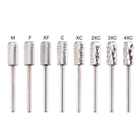 2024 5 en 1 ensemble d'ongles couleur arc-en-ciel carbure de tungstène forets à ongles Salon Nail Art outils rapide enlever acrylique Gel dur manucure