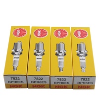 Bougies d'allumage Nickel NGK BPR6ES 7822 12121258159 pour SAIC-GM-Wuling Spark,Chevrolet Sail,Brilliance Jinbei Granse Auto Plug