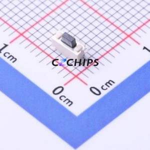 YTS1T0021ABJ01 Tactile Switch SMD Switch Single Pole Single Throw Rectangle Button 1.6N Horizontal Mount - Product Image 1