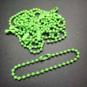 Accessoires Chaîne à billes peintes/Chaîne à billes colorées/Vente en gros Chaîne à billes métalliques de 12cm Chaîne à billes peintes Vente en gros 12cm - Product Image 2