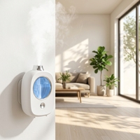 Diffuseur d'arômes à air froid alimenté par batterie, capacité de 10 à 50 ml, coque en plastique, montage mural, double usage, bureau