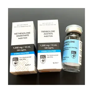 Gute Marke 10ml Fläschchen Etikett Steroides Produkte Verpackung Papiere tikett und Box mit Siegel Aufkleber