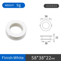 Passe-câble en caoutchouc silicone blanc personnalisé, résistant à la chaleur, pour couvrir les trous, quincaillerie pour meubles