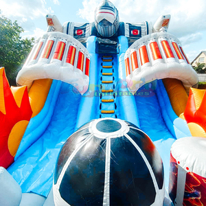 Tobogán inflable gigante comercial, castillo inflable para niños, combo inflable con tobogán de aire para fiestas al aire libre - Product Image 3