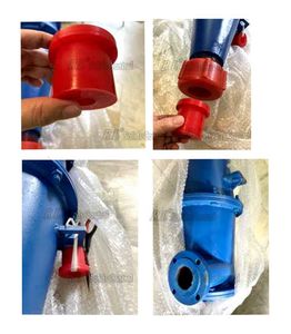 Hydrocyclone à cône pour utilisation à haute température, en fer à l'extérieur et en PU à l'intérieur, 12 pouces, cyclone FX300 - Product Image 6