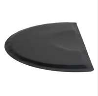 Nouveau Tapis de Chaise de Barbier Moderne 2025 en Plastique Écologique Anti-fatigue Noir pour Salon et Usage Commercial