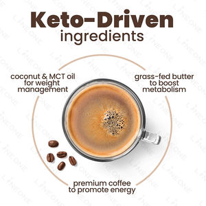 OEM/ODM/OBM Premium çözünebilir kahve <span class=keywords><strong>Protein</strong></span> kahve proteini Keto kahve dostu ve glutensiz içecekler - Product Image 4