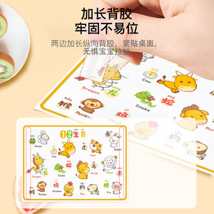 Disposable Thickened Baby Table Mat Oil Proof Waterproof Cartoon Pattern For Children High Chair Use - Product Image 4