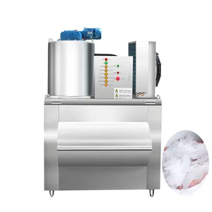 500kg thương mại Flake máy nước đá Flake Ice Maker cho thực phẩm tươi sống