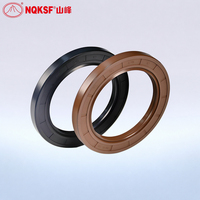 Stok Tersedia Seal Oli TC Double Lip NBR FKM Karet Seal Poros Putar Standar Metrik Seal Oli Kerangka