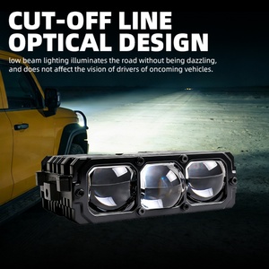 Sanvi S318 6000K Grille Led <b>Light</b> Biled <b>Projector</b> Car Headlight Accessories Bi Led <b>Projector</b> Factory Price - Product Image 3