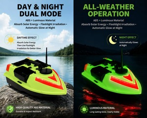 Barco <span class=keywords><strong>Cebador</strong></span> con Sonda, 100 Puntos de Referencia, GPS de Doble Satélite, Luces de 7 Colores, Autoluminoso, Carga de 2 kg, Retorno Automático a 500 m, Barco de Pesca - Product Image 6