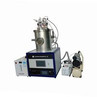 Haute pulvérisation rf nano pulvérisation magnétron de bureau pulvérisateur non métallique enduit de pulvérisation rf
