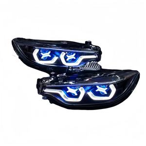 Cho M3 M4 F32 F36 F80 F82 tùy chỉnh sợi carbon đèn pha đèn chạy ban ngày với hiệu ứng đầy màu sắc XX đèn lớn - Product Image 2