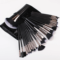 Vegan It Cruelty Free – pinceaux de maquillage cosmétiques végétaliens sur mesure, fabricants chine 24 pièces ensemble de pinceaux de maquillage et sac de poche