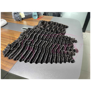 Grosir pemasok pemasok tidak diproses jumlah besar Virgin mentah ekstensi rambut manusia Brasil bundel jalinan Murah Kelas 12A - Product Image 3