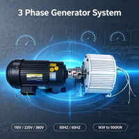 Groupe électrogène robuste à moteur à engrenages PMG 1KW-500KW / 1KVA-500KVA 110V 220V 380V pour usage industriel