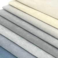 Tissu d'ameublement doux en cachemire non brillant effet nuageux en velours de polyester, technique de chaîne tissée ignifuge pour canapés